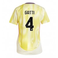 Camisa de Futebol Juventus Federico Gatti #4 Equipamento Secundário Mulheres 2024-25 Manga Curta